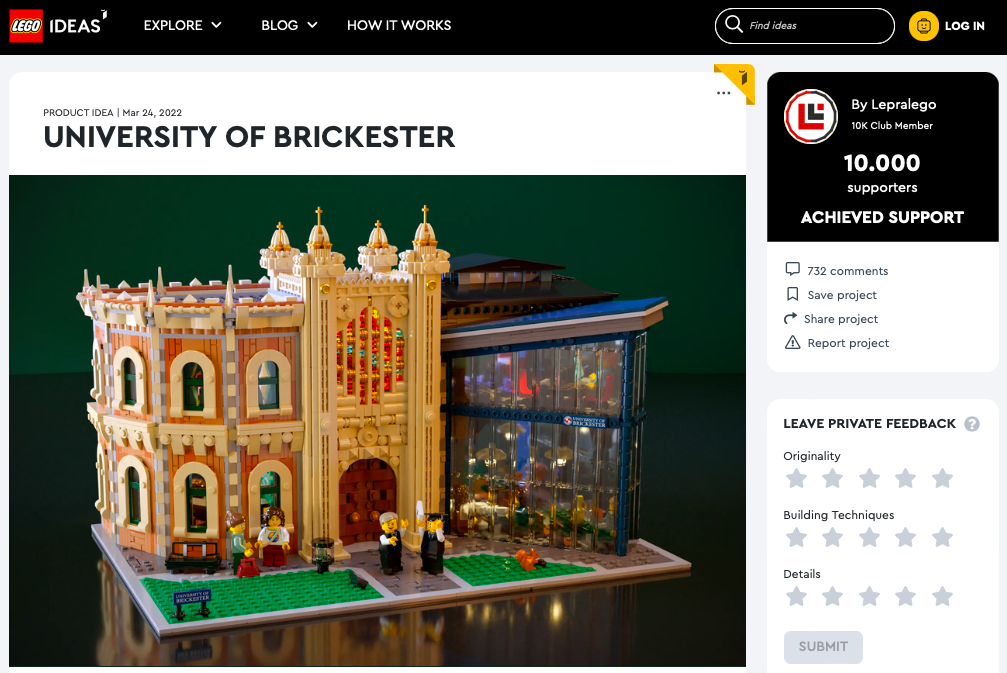 LEGO IDEAS - University of Brickester