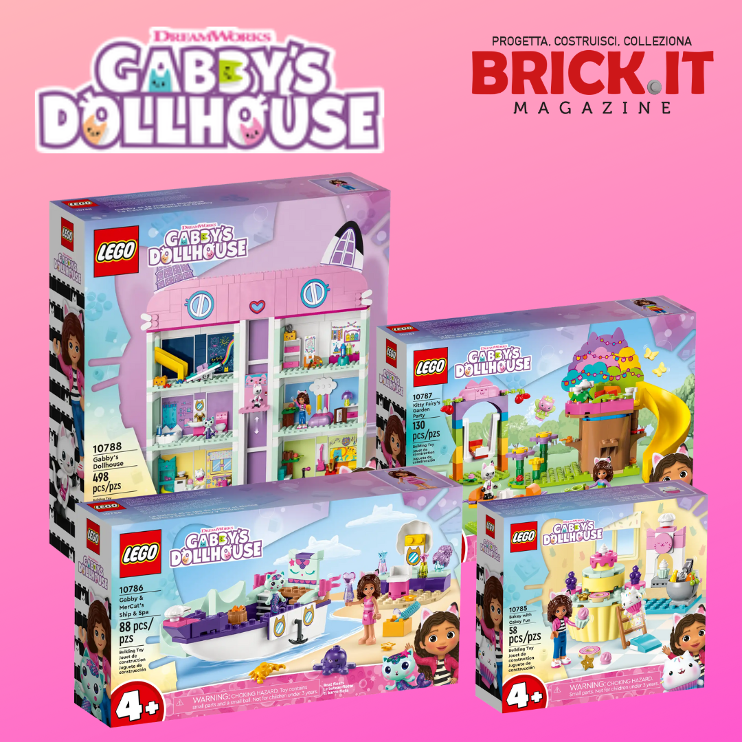 Arrivano i nuovi set LEGO® La casa delle bambole di Gabby