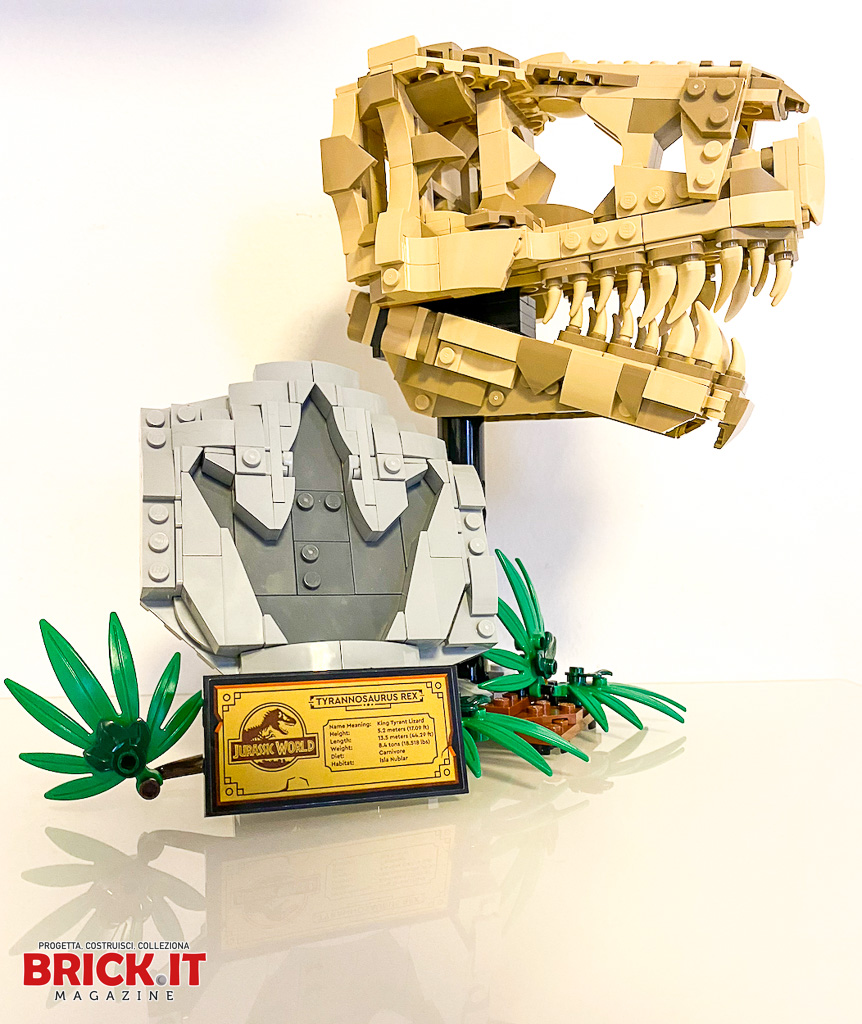 Lego Jurassic World - Fossili di dinosauro: Teschio di T.rex 76964 LEGO -  76964