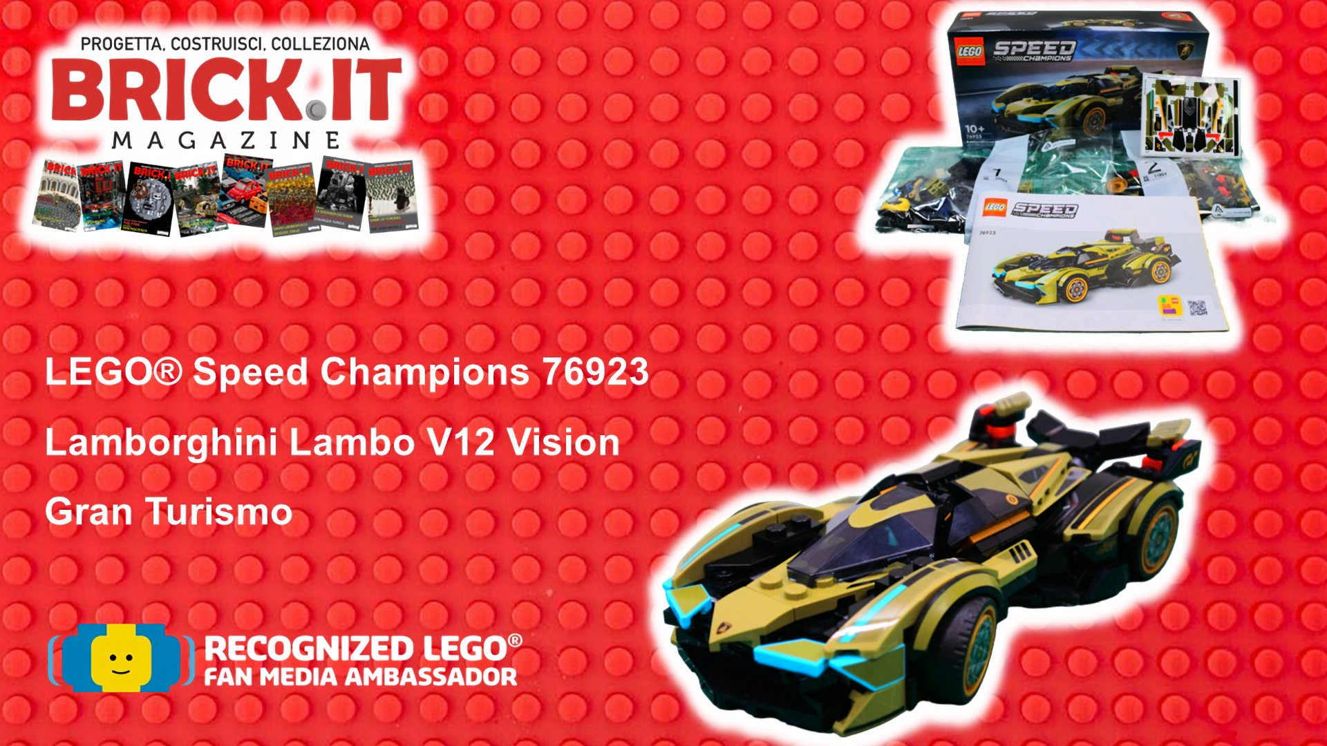 LEGO Speed Champions 76923 Lamborghini Vision GT – La recensione
