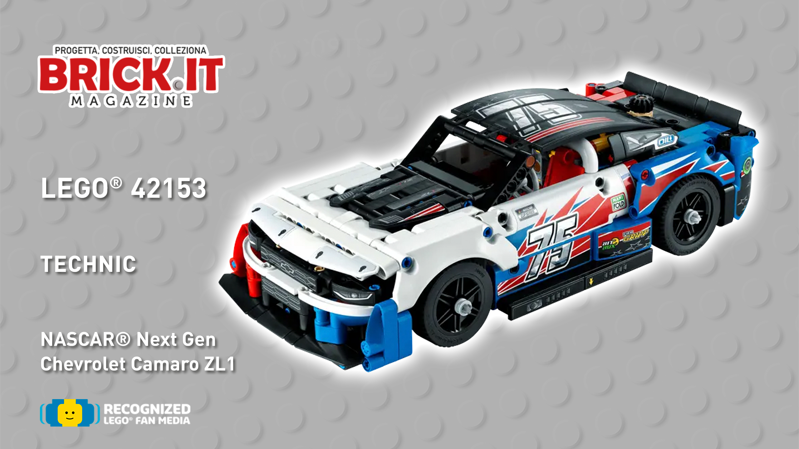 LEGO® Technic 42153 – NASCAR® Next Gen Chevrolet Camaro ZL1 – Recensione