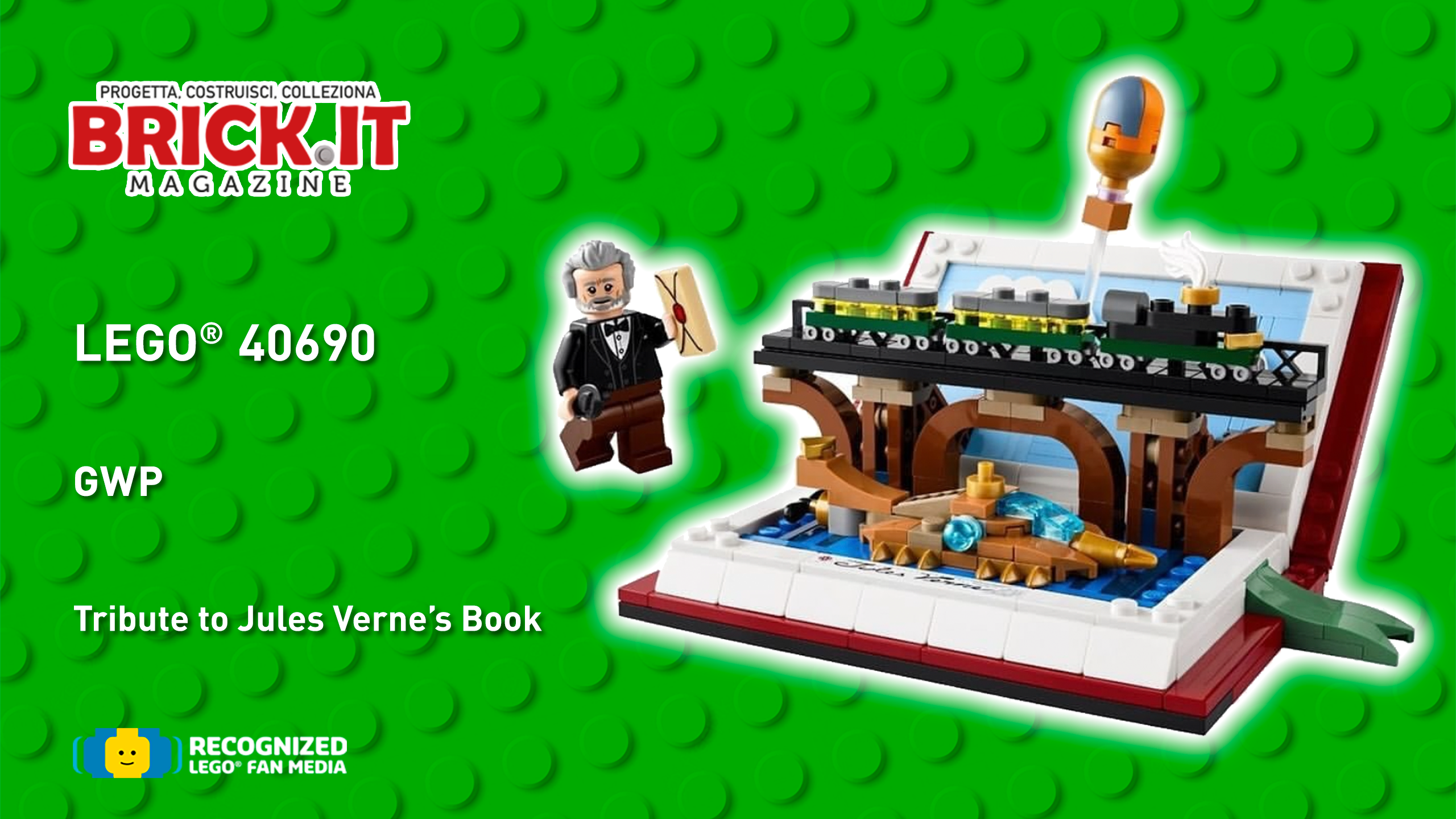 LEGO® GWP 40690 – Tribute to Jules Verne’s Book – Recensione