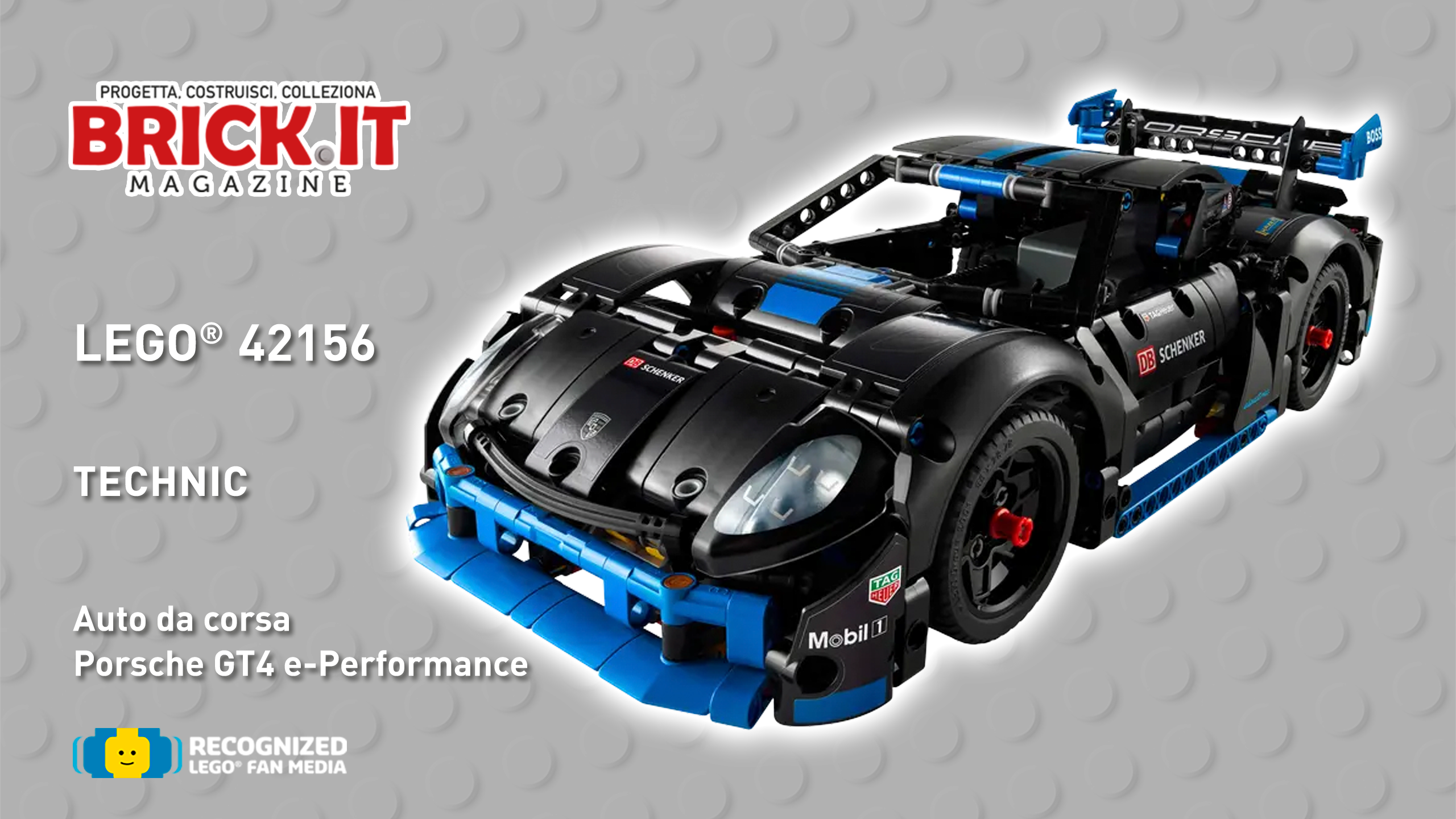 LEGO Technic 42176 Porsche GT4 e-Performance: la recensione