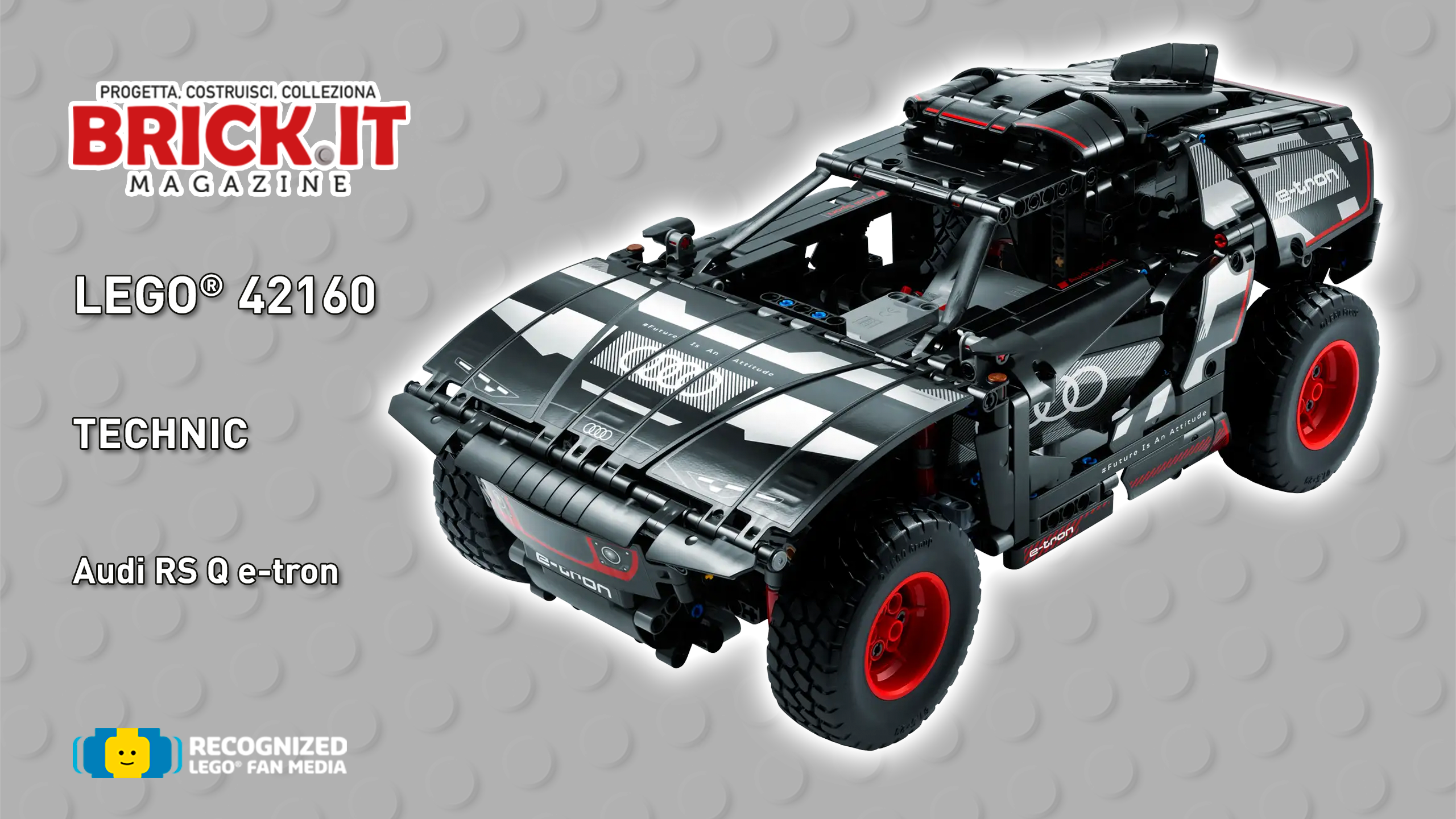 LEGO® Technic 42160 – Audi RS Q e-tron – Recensione