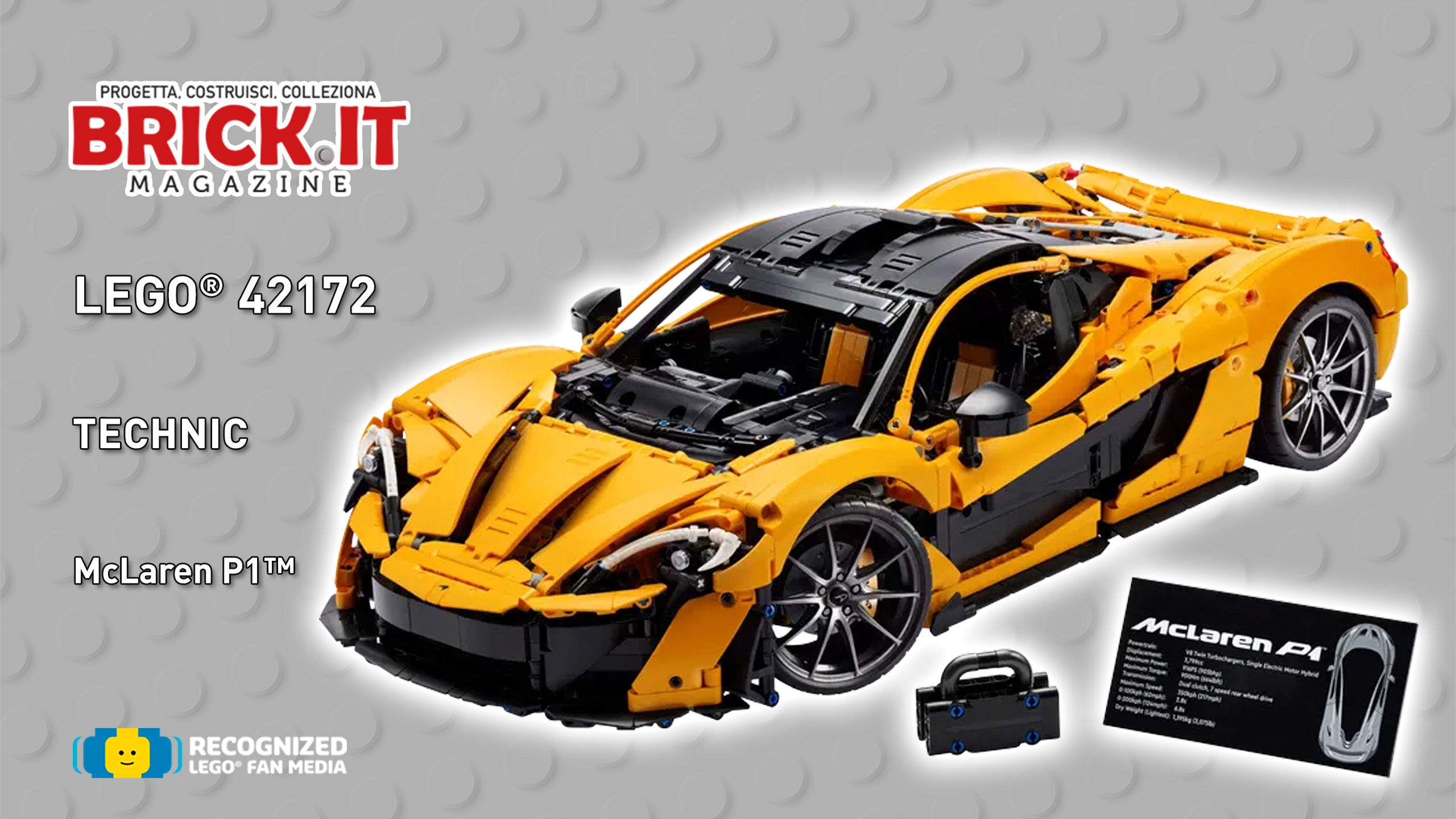 LEGO® Technic 42172 – McLaren P1 – Recensione