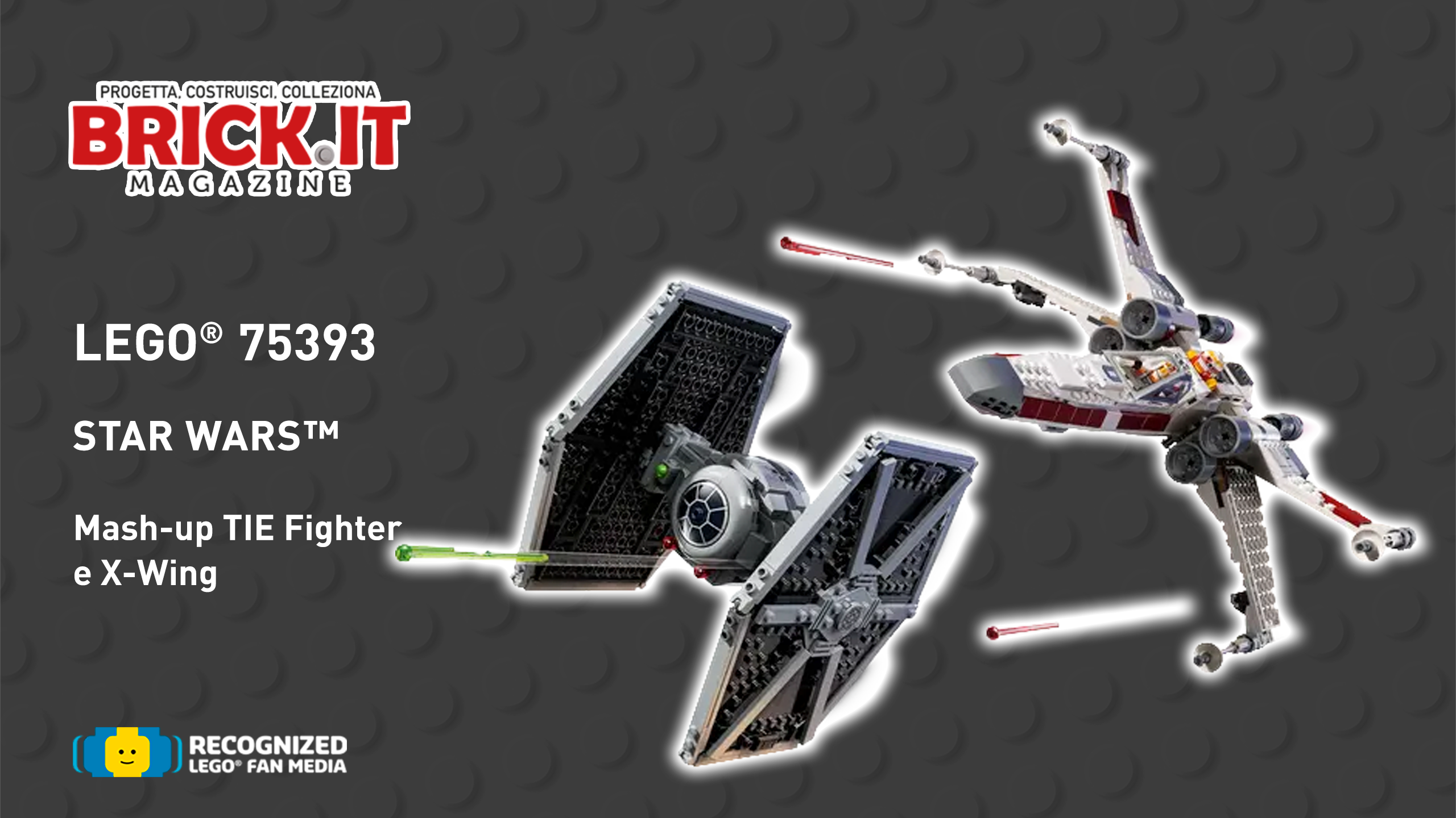 LEGO Star Wars #75393 – TIE Fighter & X-Wing Mash-up – Recensione