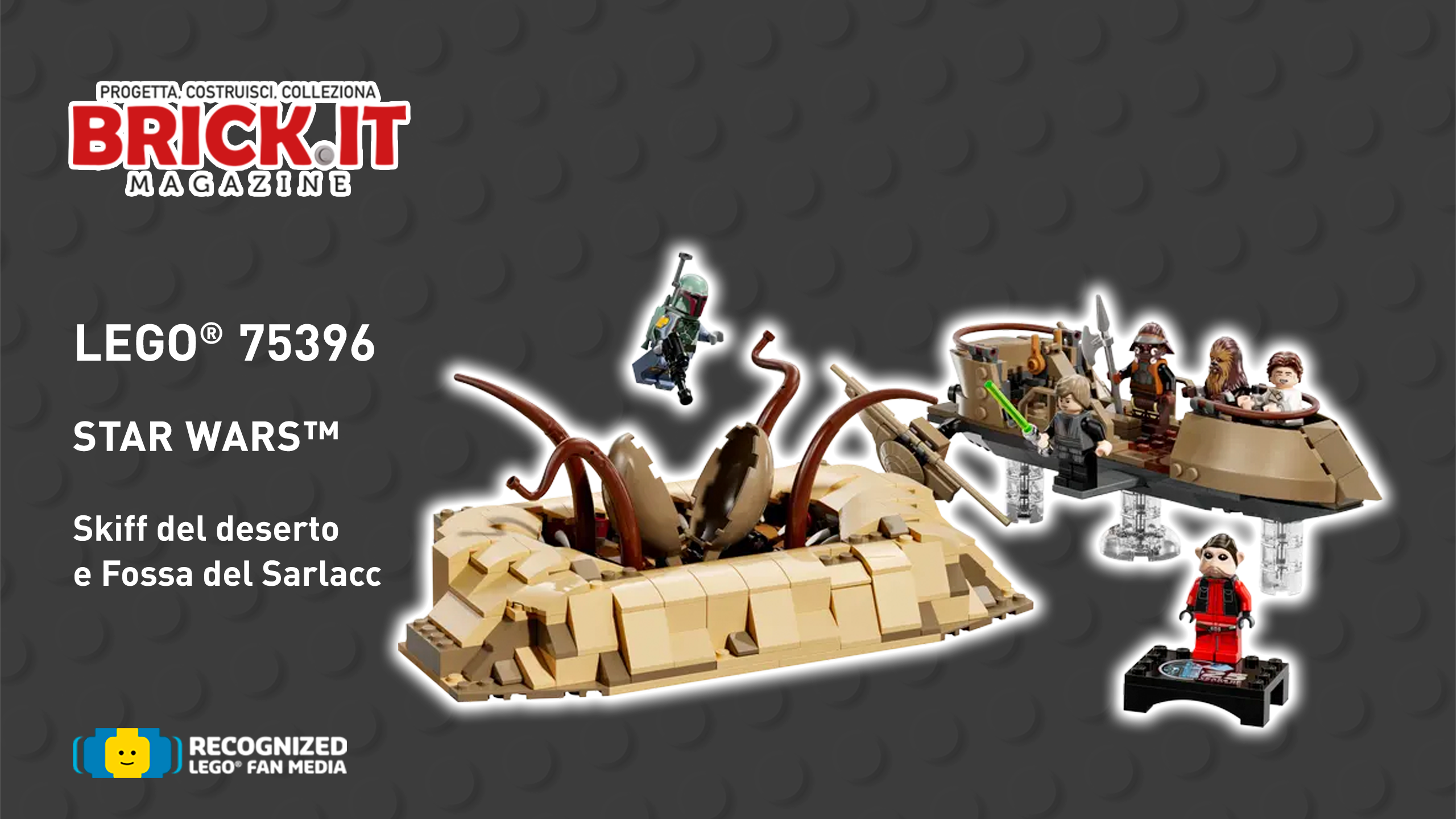 LEGO Star Wars #75396 – Desert Skiff & Sarlacc Pit – Recensione