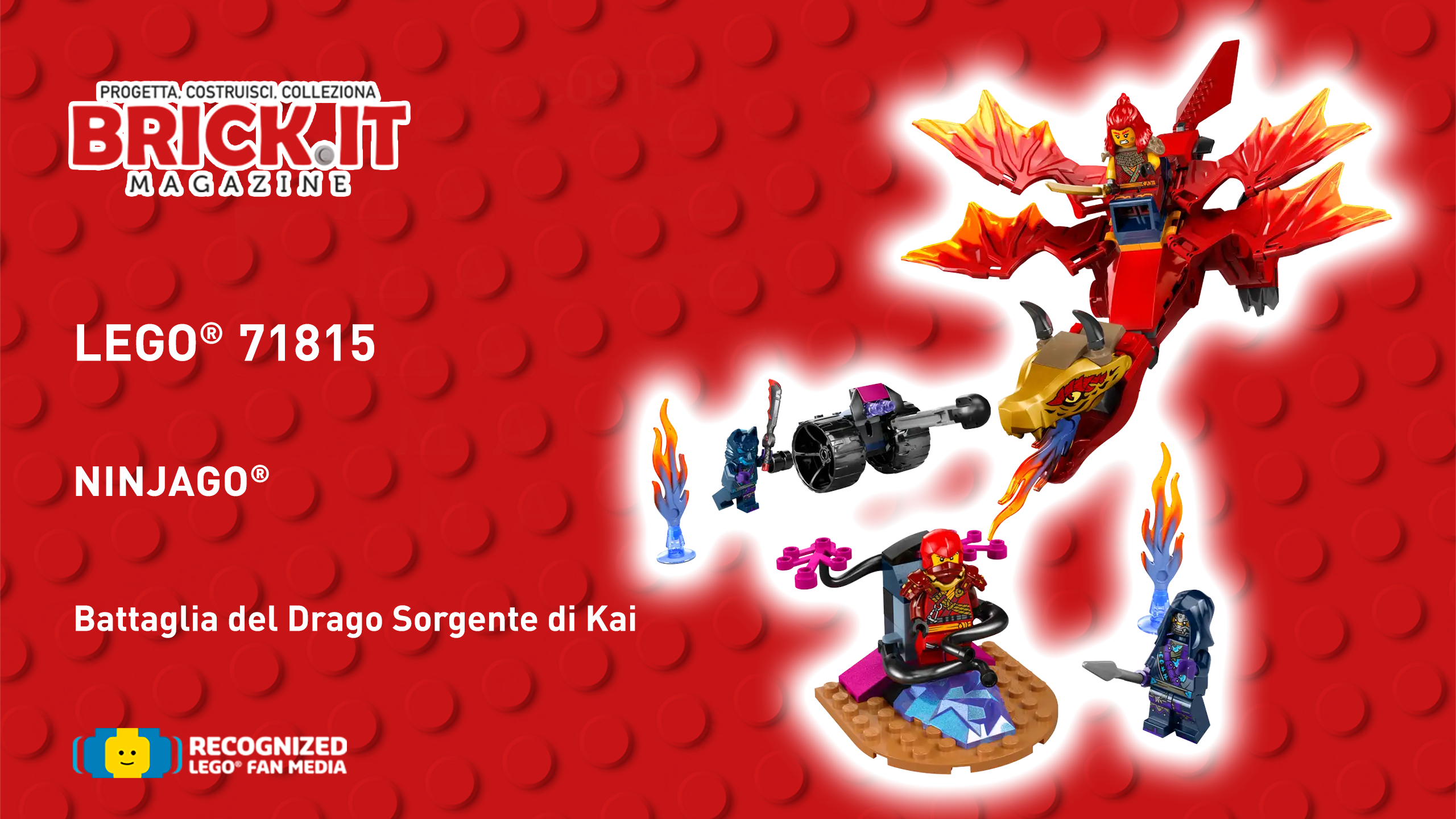 LEGO® Ninjago 71815 – Battaglia del drago sorgente di Kai – Recensione