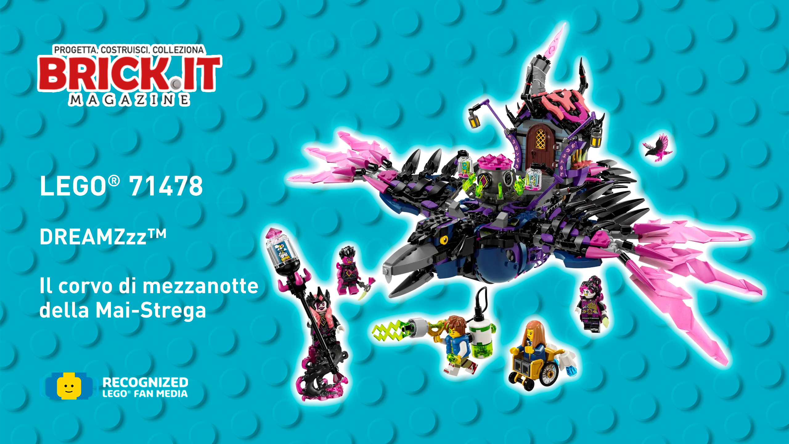 LEGO® Dreamzzz 71478 – The Never Witch’s Midnight Raven