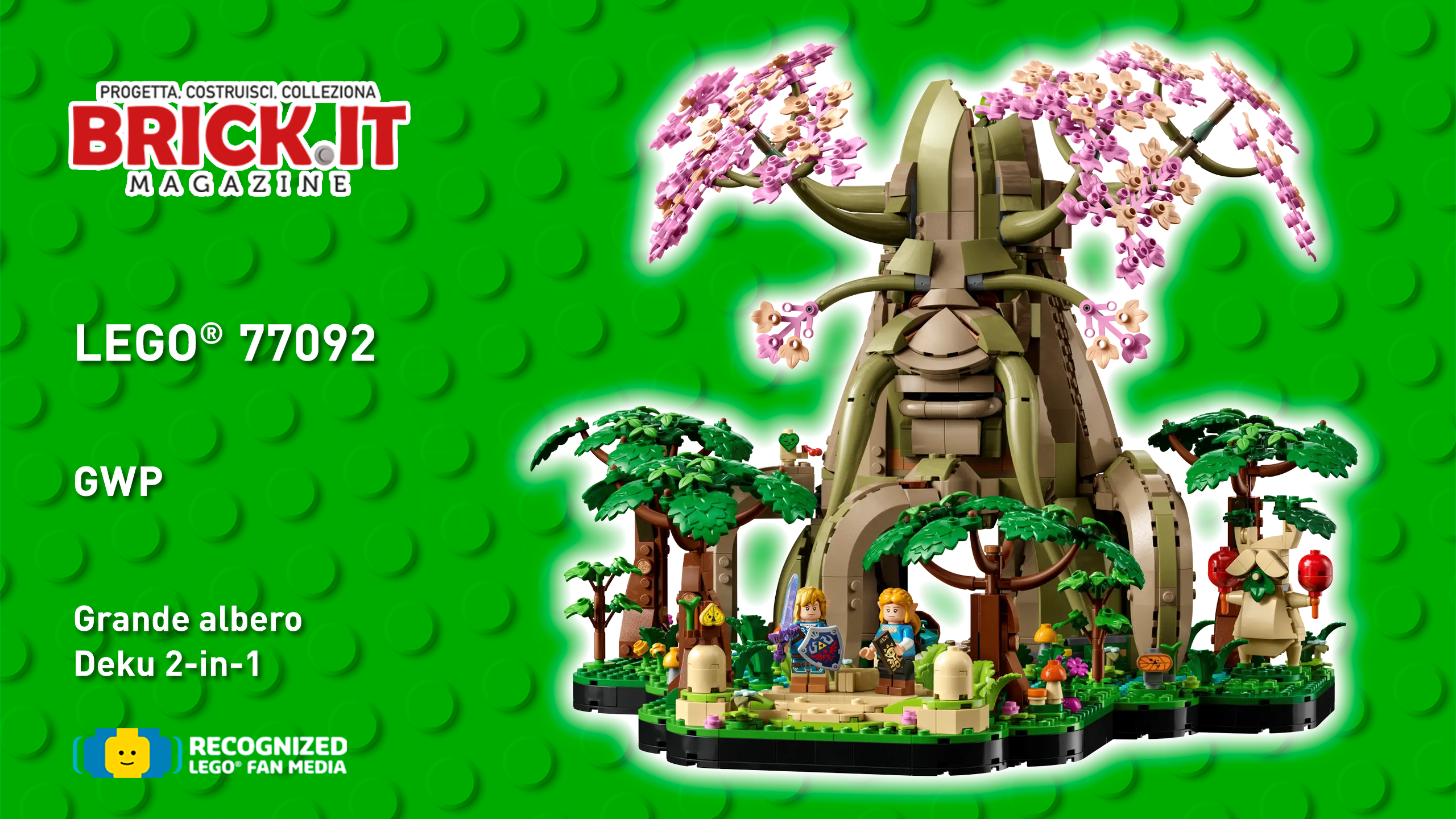 LEGO® 77092 – The Legend of Zelda – Great Deku Tree 2-in-1 – Recensione