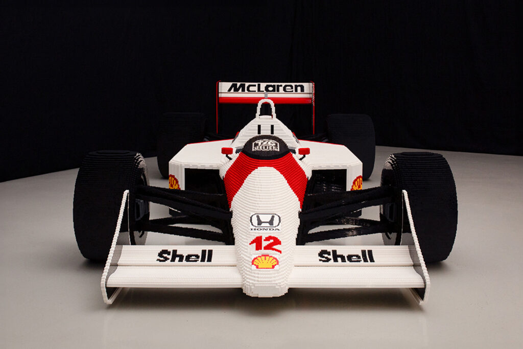 McLaren MP4/4 Ayrton Senna by BrickVision