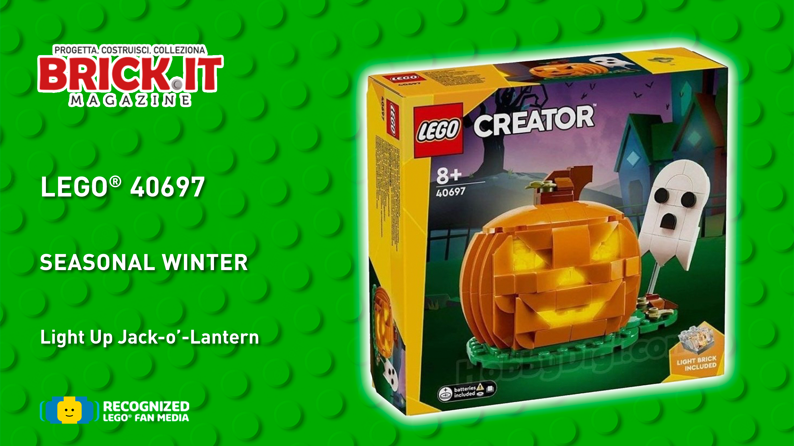 LEGO® Creator 40697 – “Light Up Jack-o’- Lantern”