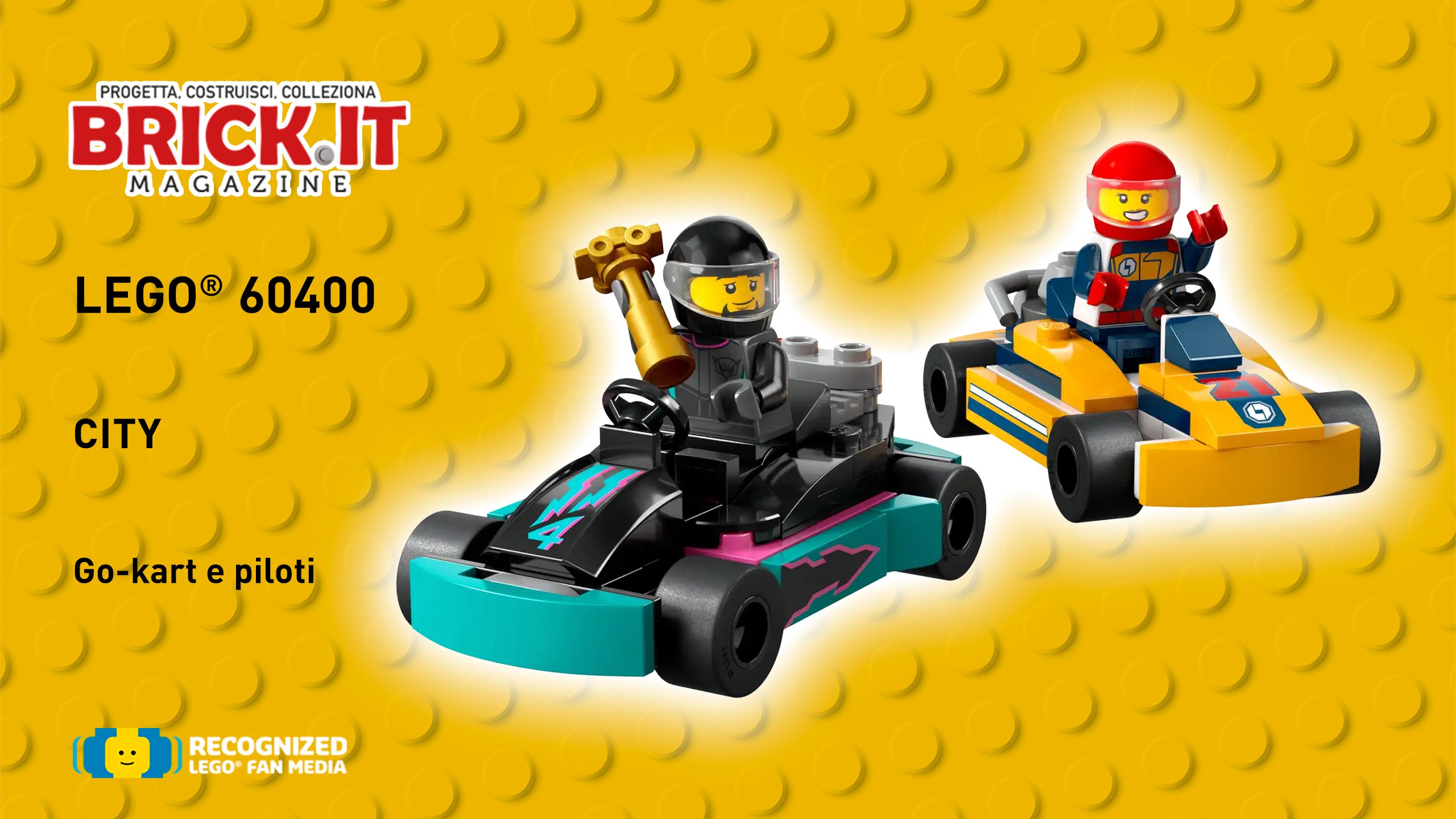 LEGO® City 60400 – Go-kart e piloti – Recensione