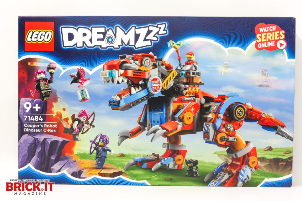 LEGO 71484 DREAMZzz Dinosauro robot C-Rex di Cooper