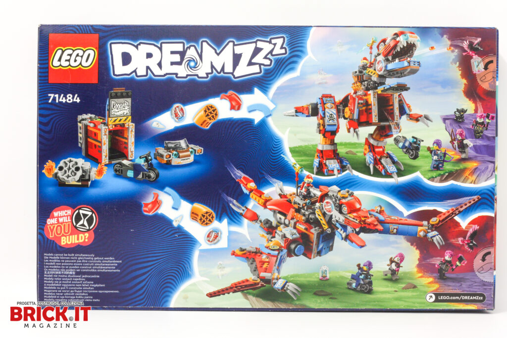 LEGO 71484 DREAMZzz Dinosauro robot C-Rex di Cooper