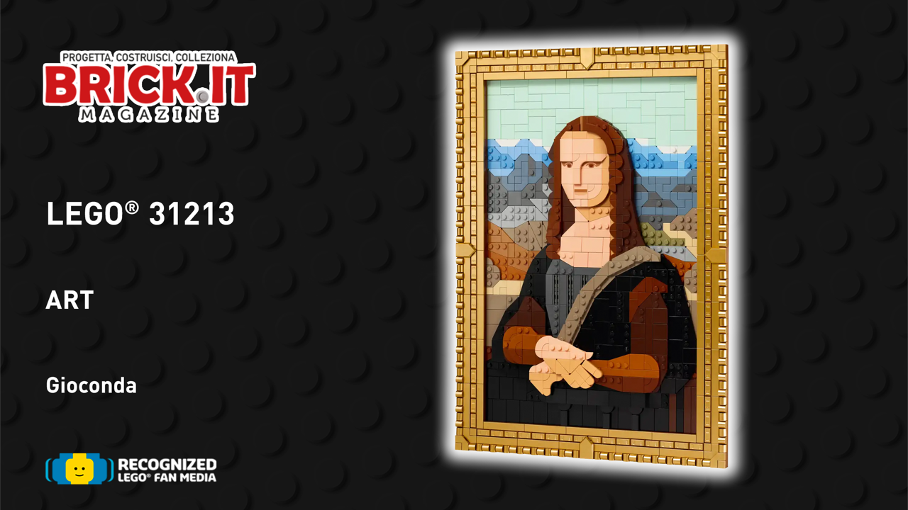 LEGO® Icons – 31213 – Mona Lisa – Recensione