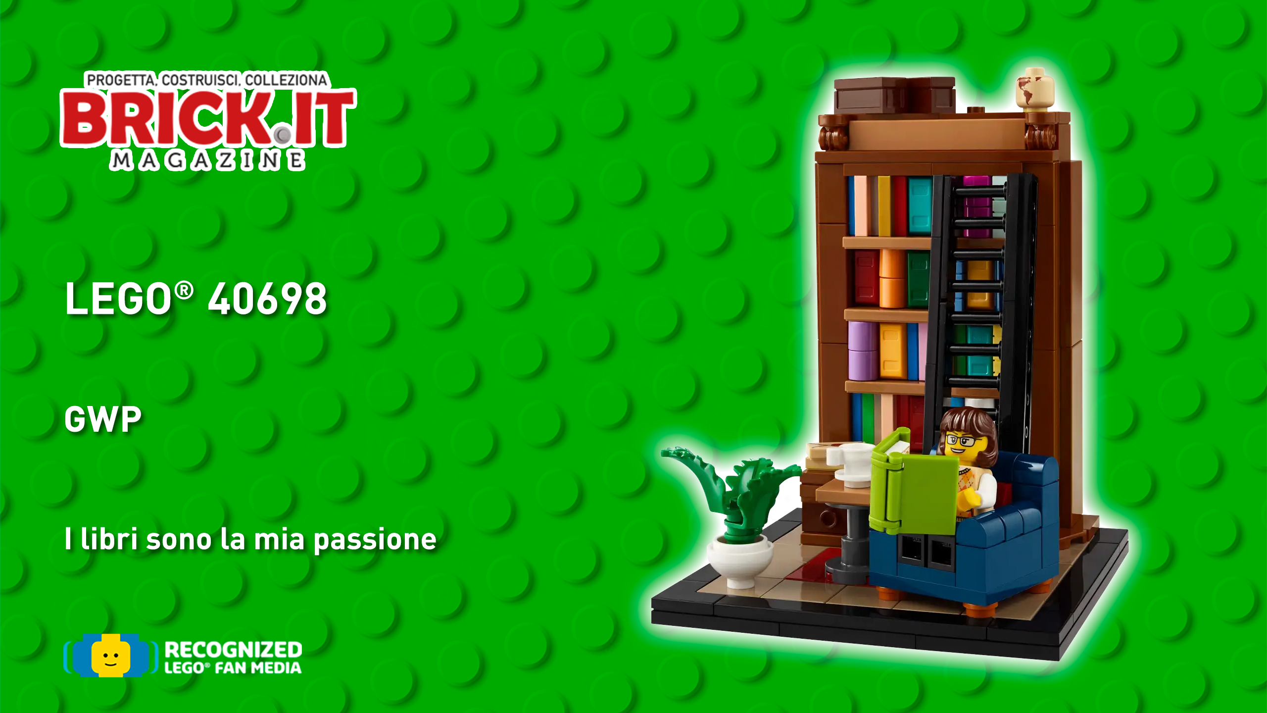 LEGO® Ideas 40698 – Books are my passion – Recensione