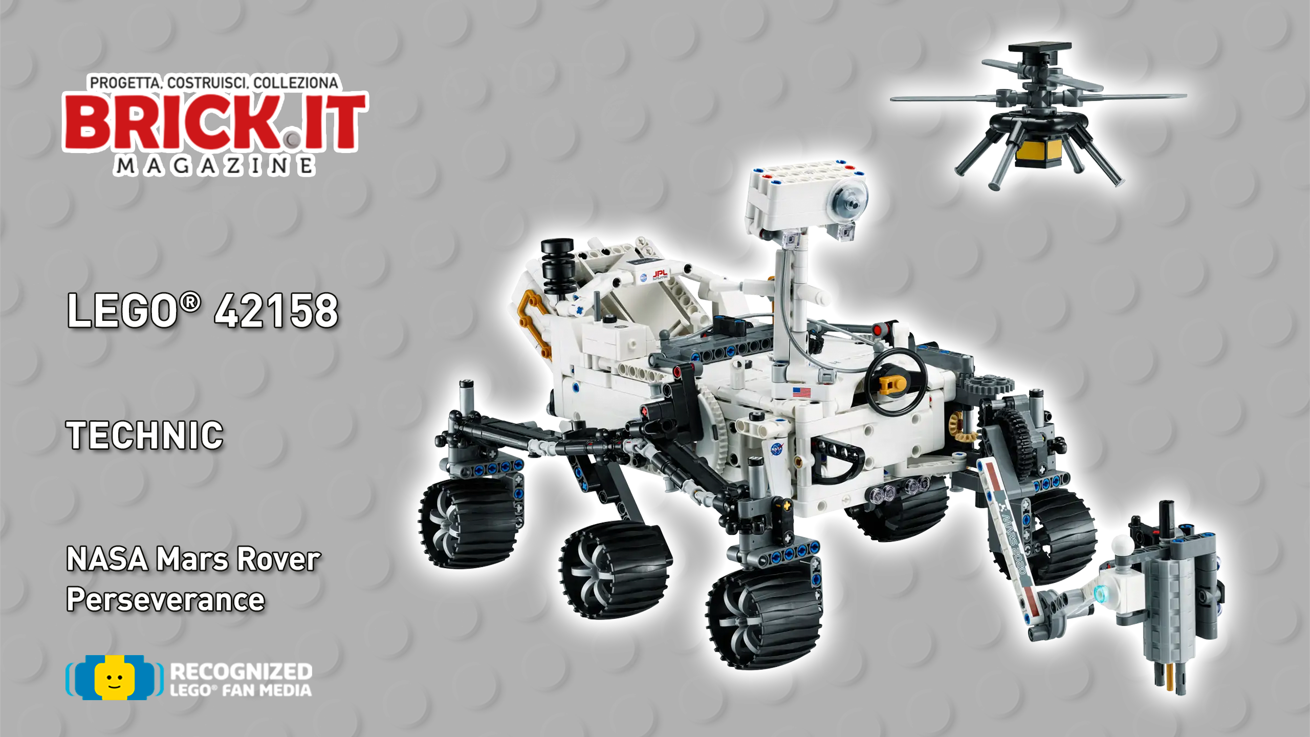 LEGO® Technic 42158  – NASA Mars Rover Perseverance – Recensione