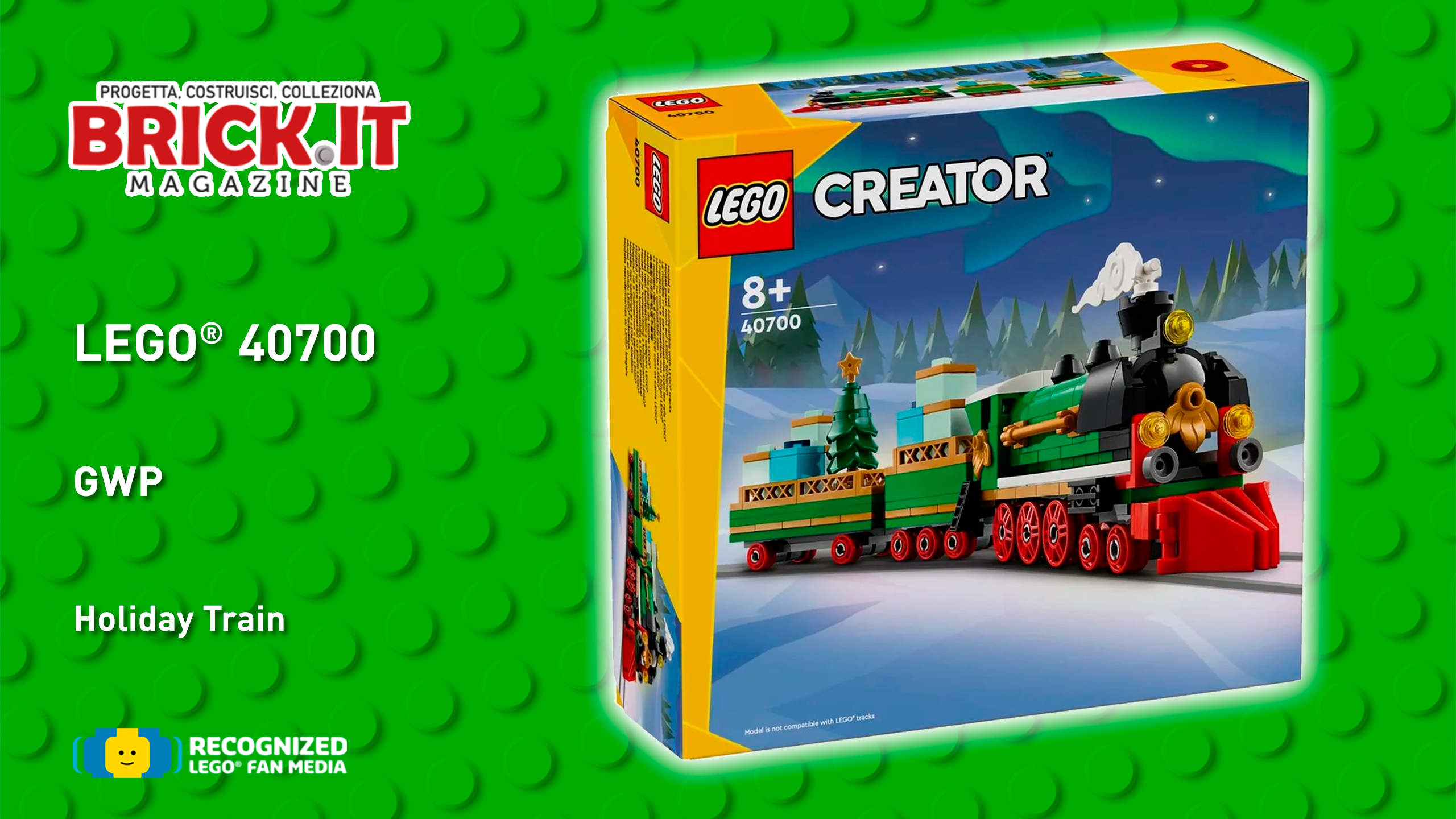 LEGO®GWP CREATOR 40700 – Christmas Train – Recensione