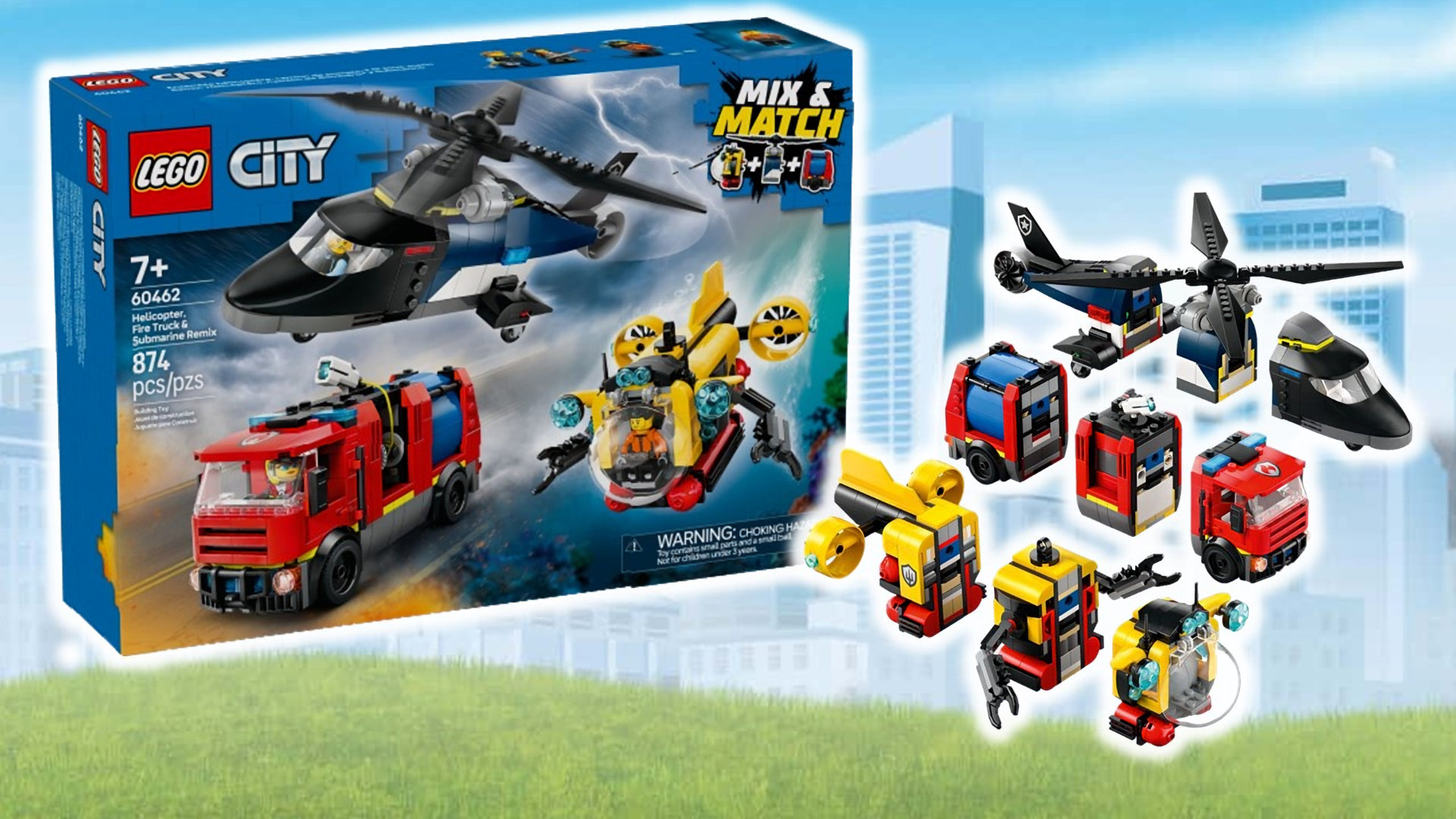 LEGO City 2025: nuovo set di veicoli Mix and Match in arrivo