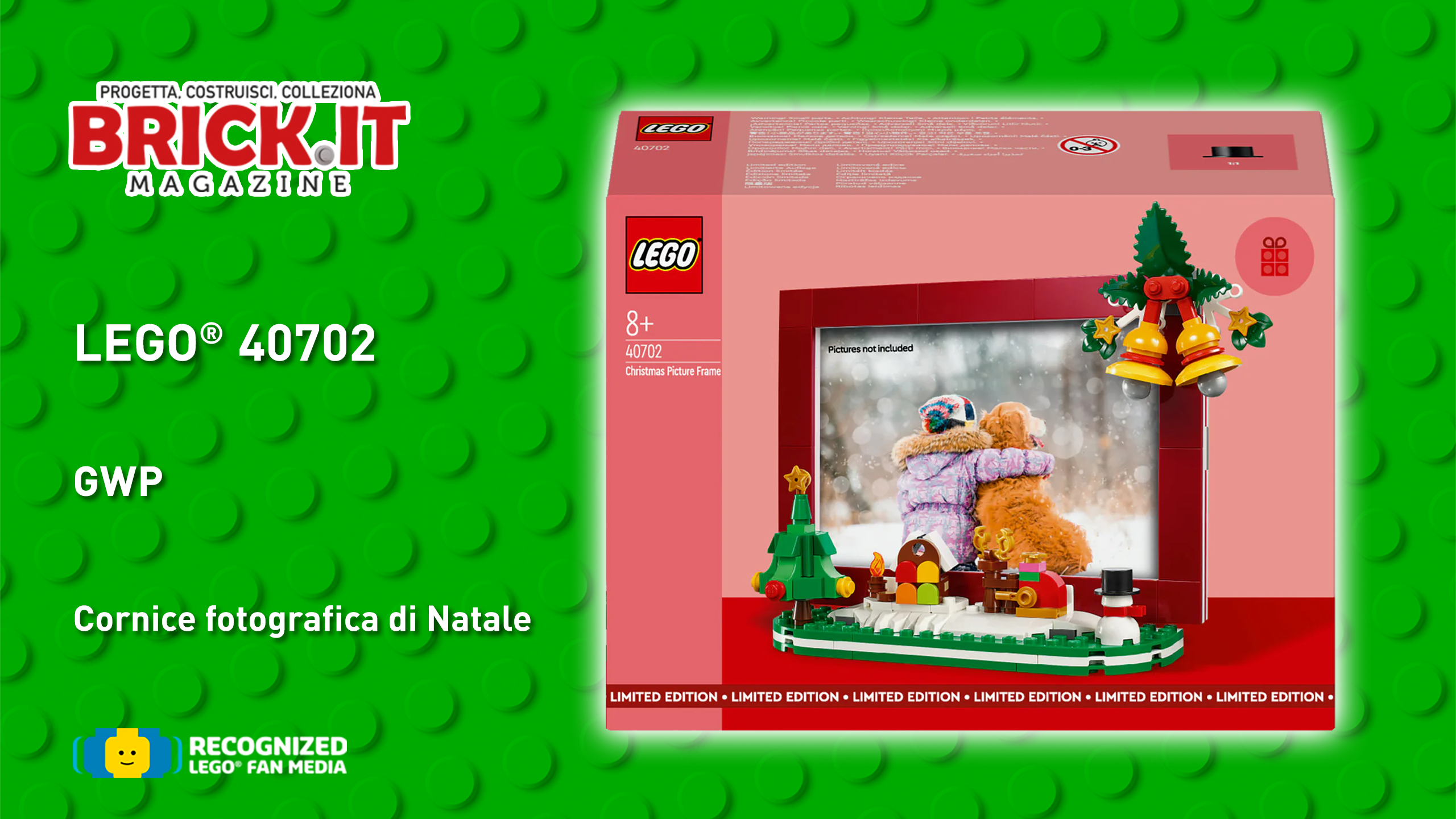 LEGO® GWP 40702 – Christmas Picture Frame – Recensione