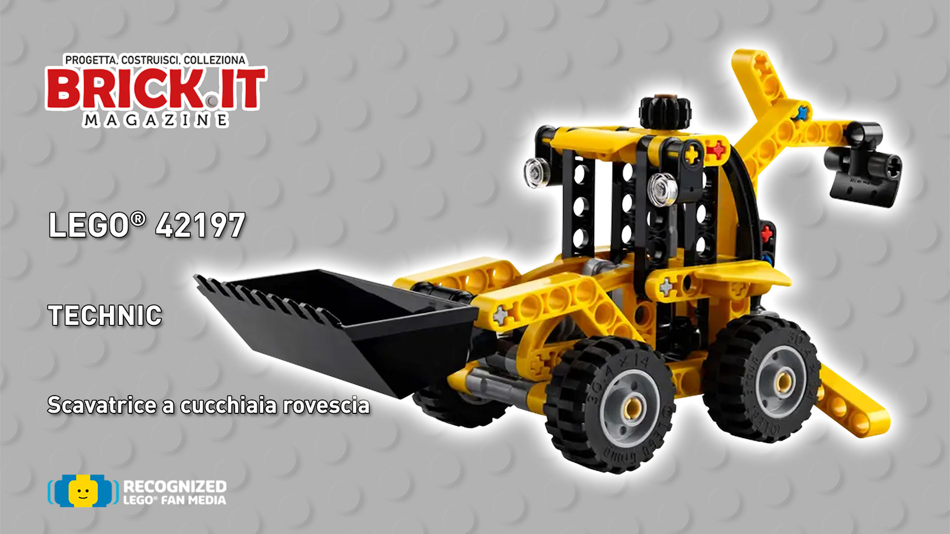 LEGO Technic Scavatrice a cucchiaia rovescia: la recensione