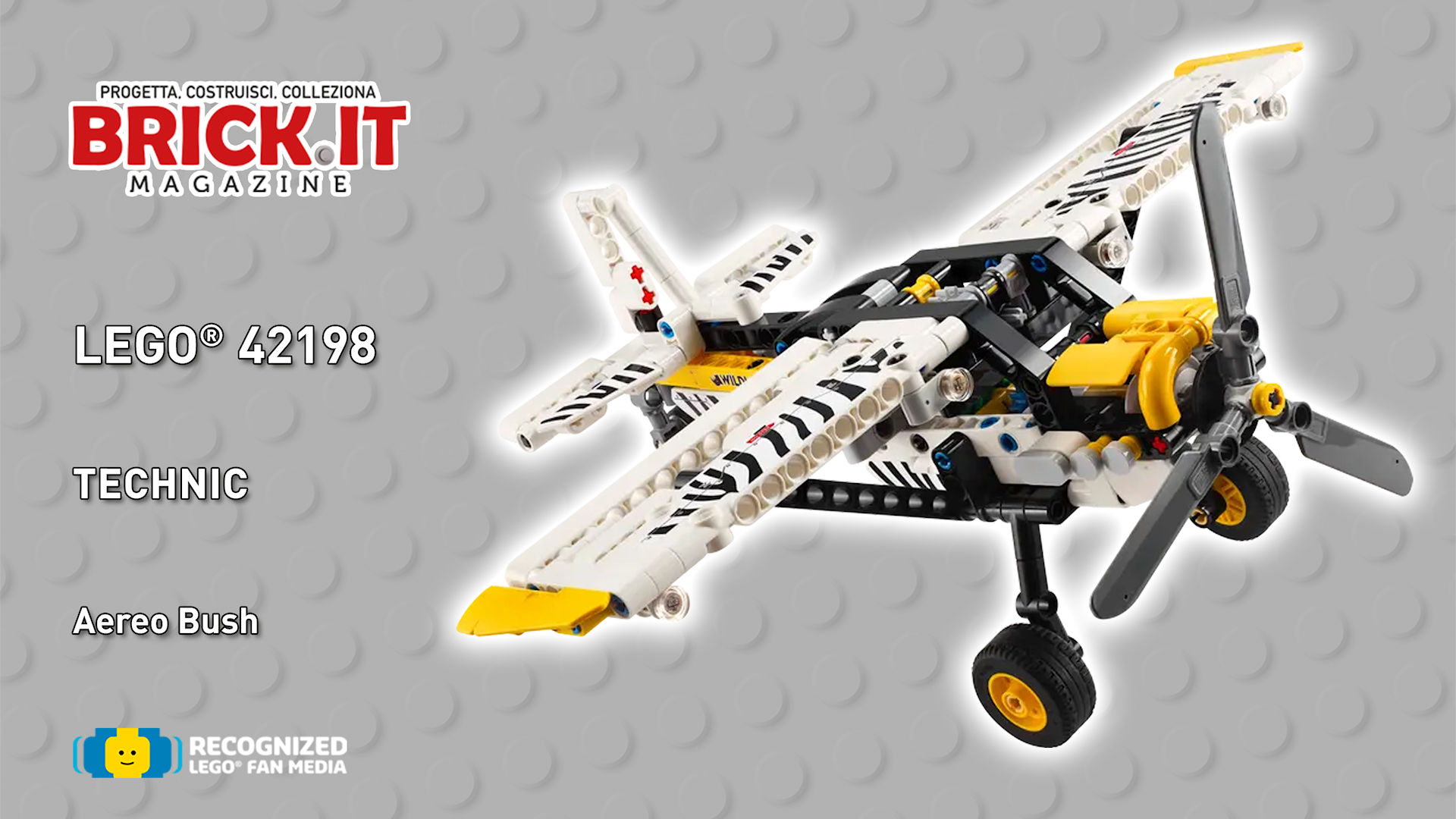 LEGO Technic 42198 – Aereo Bush: la recensione