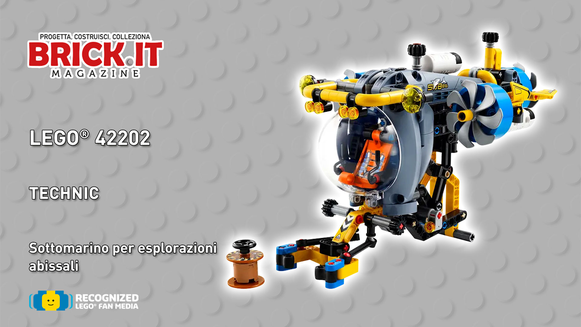 LEGO® 42201 – Technic – Sottomarino per esplorazioni abissali – Recensione