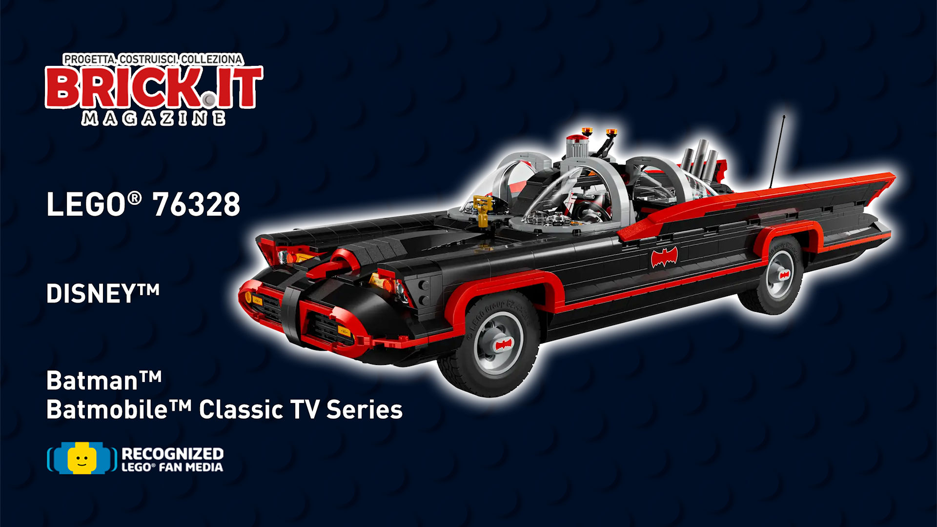 LEGO® 76328 – Batmobile della serie TV Classica: la recensione