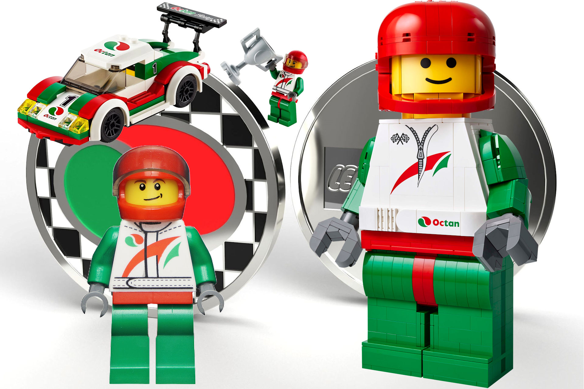 Nuova LEGO maxifigure in arrivo: è il set 40819 pilota da corsa!