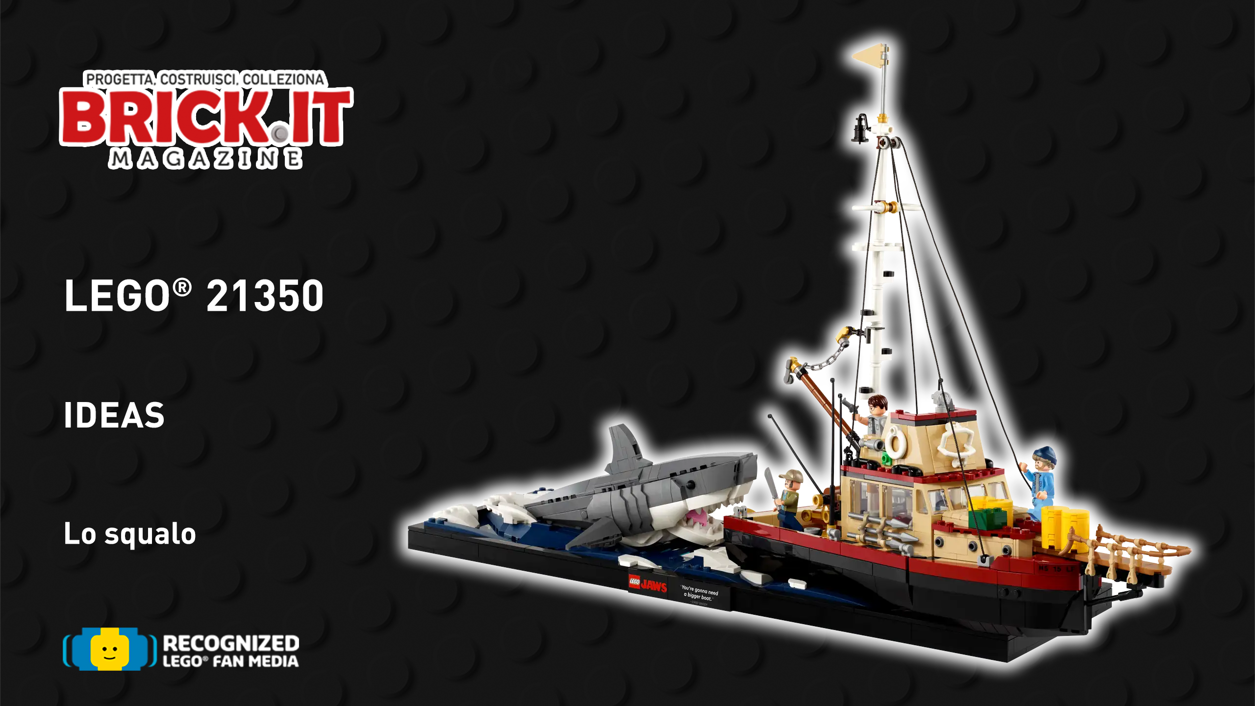 LEGO® Ideas 21350 – Jaws™ – Recensione