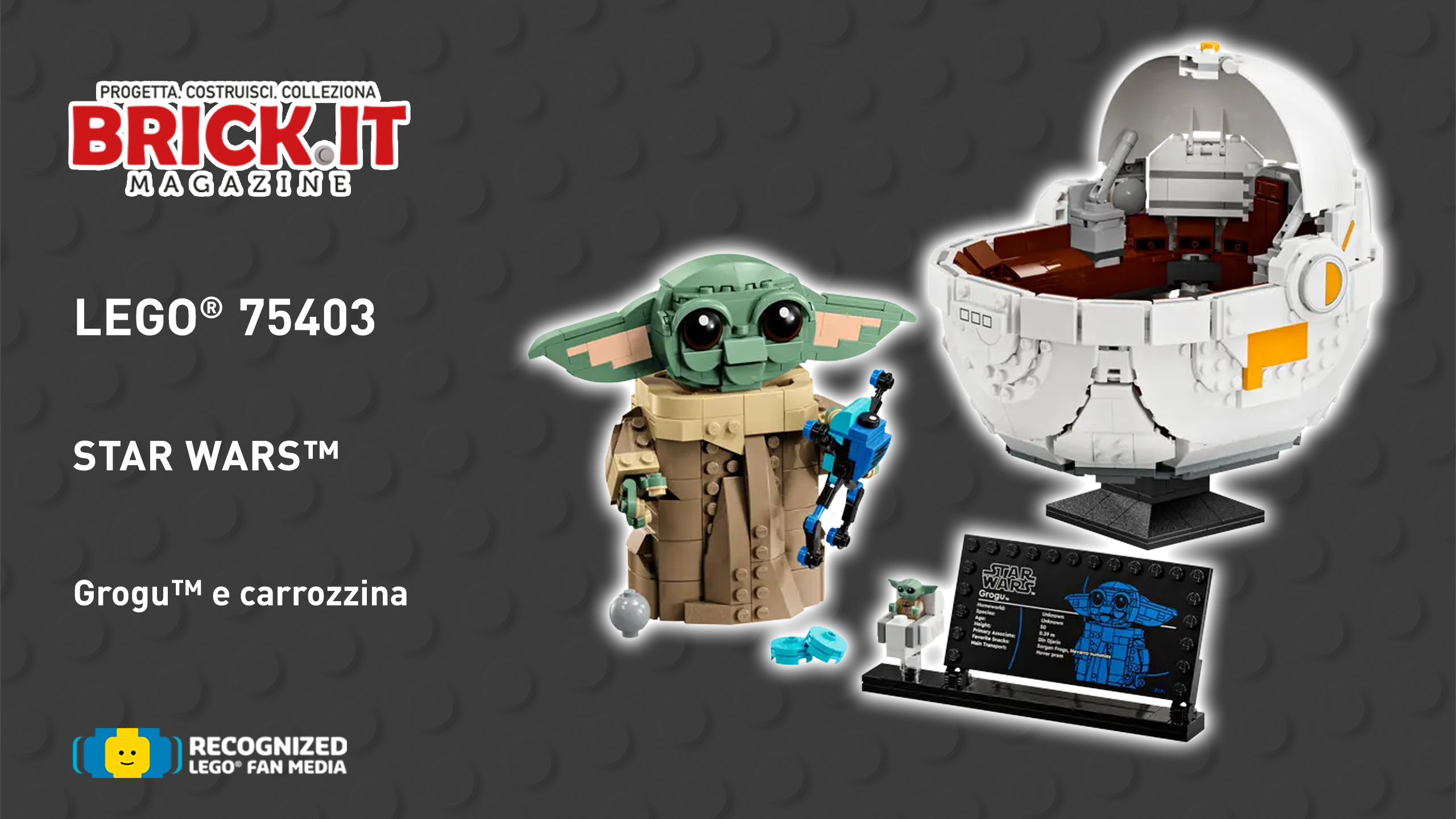 LEGO® Star Wars 75403 – Grogu™ con carrozzina