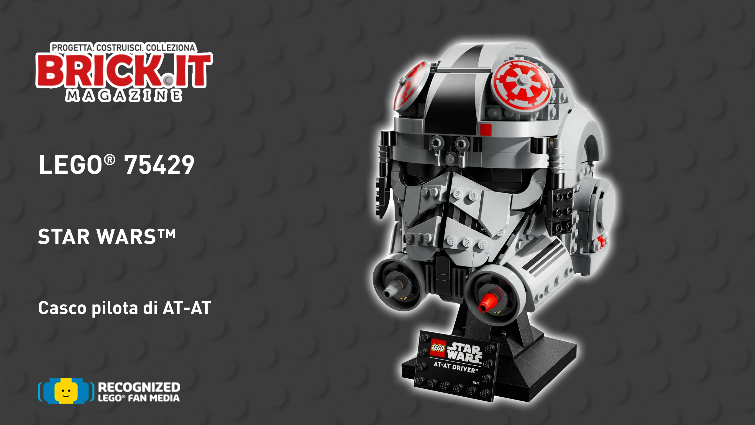 LEGO® Star Wars™ 75429 – Casco del pilota AT-AT – Recensione