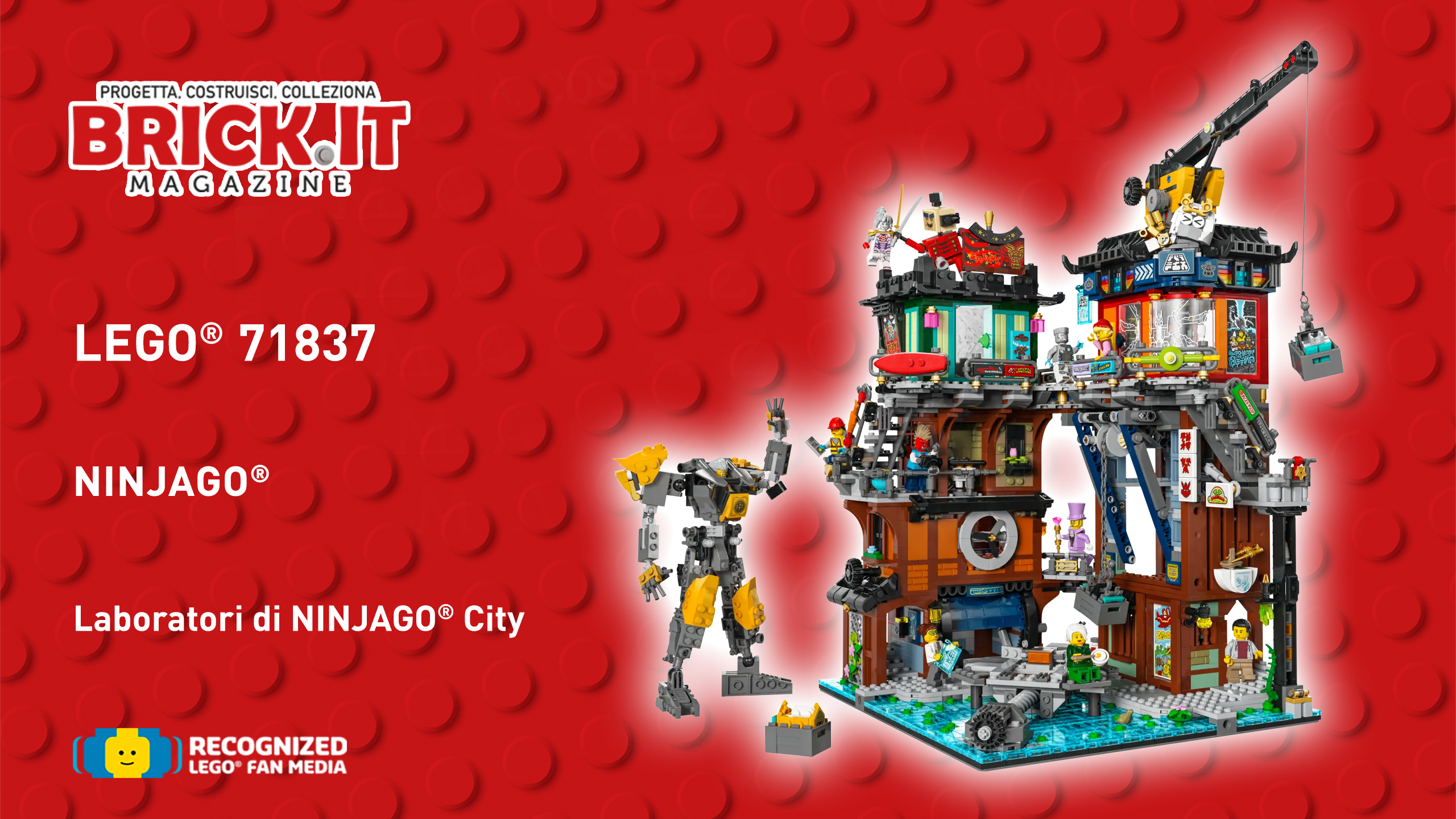 LEGO® NINJAGO 71837 – NINJAGO CITY WORKSHOP – La recensione