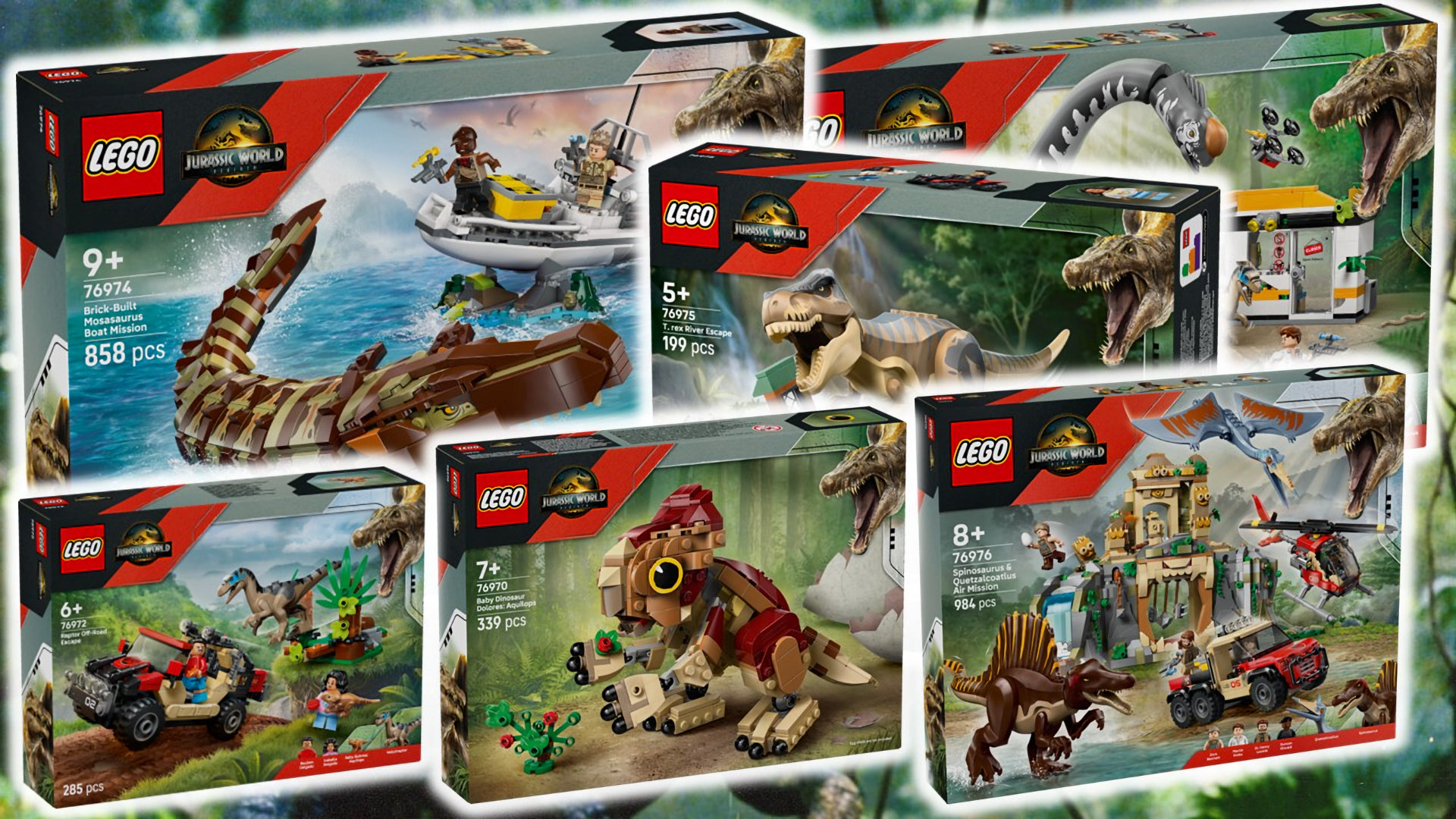 LEGO svela i nuovi set ispirati a Jurassic World Rebirth